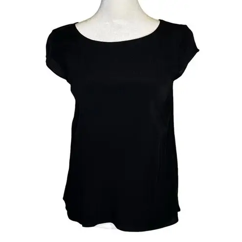 Wilfred Free black short cap sleeve top size XS