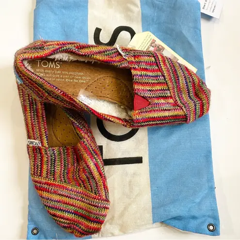 Toms  knit slip ons