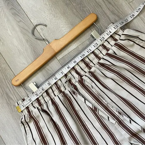Peppermayo Striped Shorts linen cotton kristen womens Brown (size 12) beach