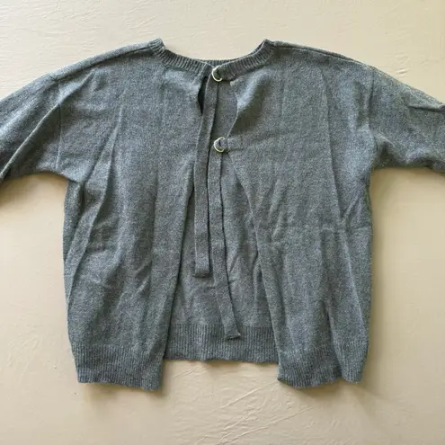 Evidnt Wool Blend Tie Back Sweater