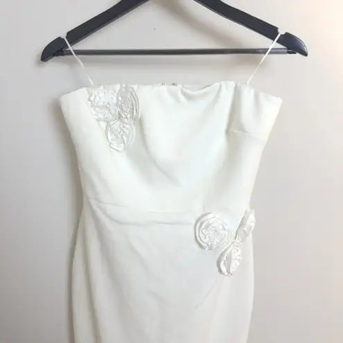 Likely Ilene Strapless Cocktail Dress in White Size US 4