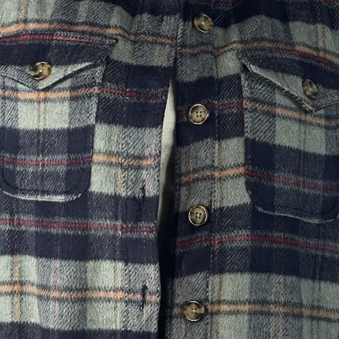 Style & Co  0X-Large Flannel Jacket Plaid Lined Button-Up Long Sleeve Pockets New