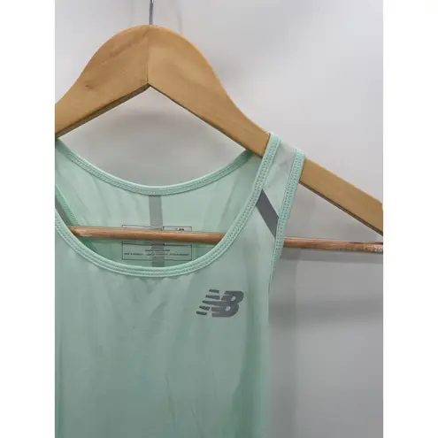 New Balance  Seasonless Tank Womens Large Mint Green Racerback Shirt NWT