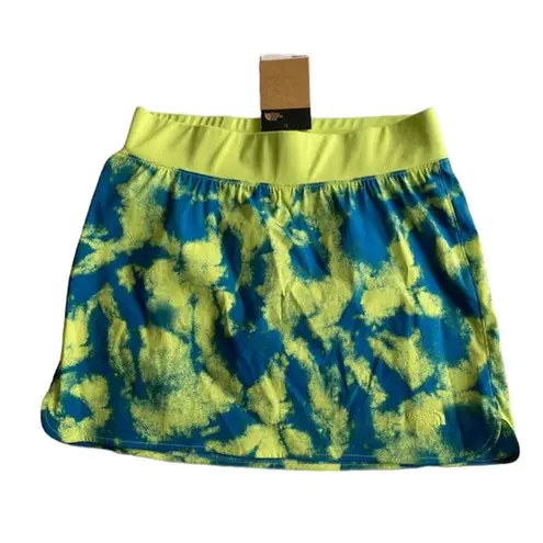 The North Face  Women’s Class V Tie Dye Skort Lime/Blue 
Size‎ L