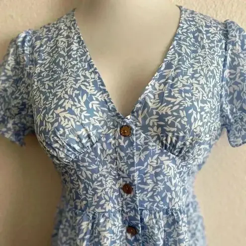 🆕Trendy Summer Blue Leaf Botton Trail A