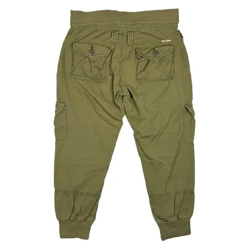 Ralph Lauren  Denim & Supply Sz 26 Green Utility Jogger Pants Fold Over Waistband