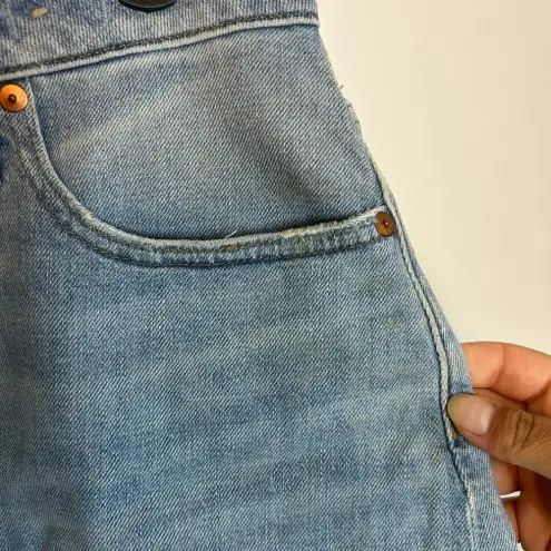 Madewell  Curvy High Rise Denim Shorts in Watt Wash