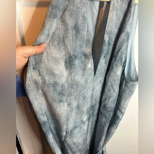 Pam & Gela SILK TIE FRONT DRESS