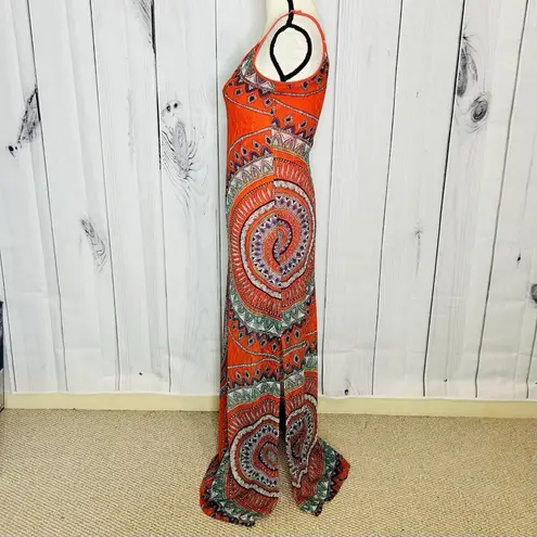 Fire Los Angeles Bohemian Summer Maxi Dress Sleeveless Sz S Spaghetti Straps