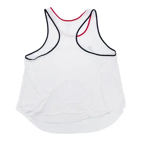 Splits59 Peloton Women's White Ringer Racerback Tank Top Size XL