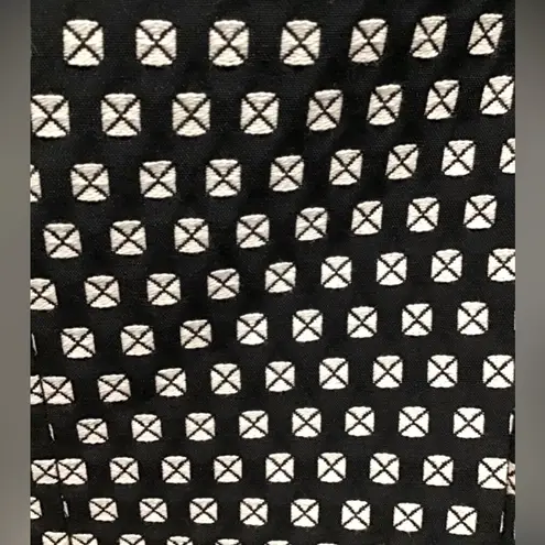 Le Suit Vintage Essentials Black White Polka Dot Jacquard Blazer Classic Chic 6