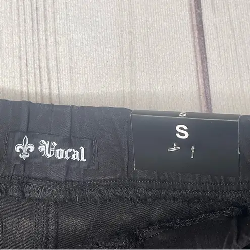 Vocal NWT Boutique Women’s Jeans Elastic Waist All Over Rhinestones Studded