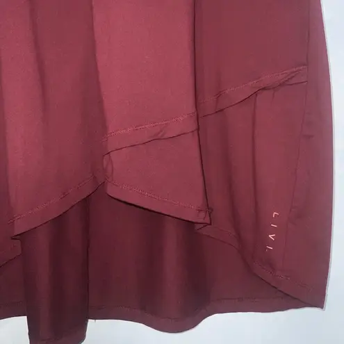 Lane Bryant  LIVI Maroon V-Neck Soft Tunic Tank Top Sporty Athletic Casual 18/20