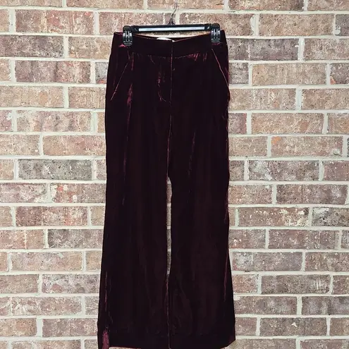 Veronica Beard Lebone Pant in Wine Size 2