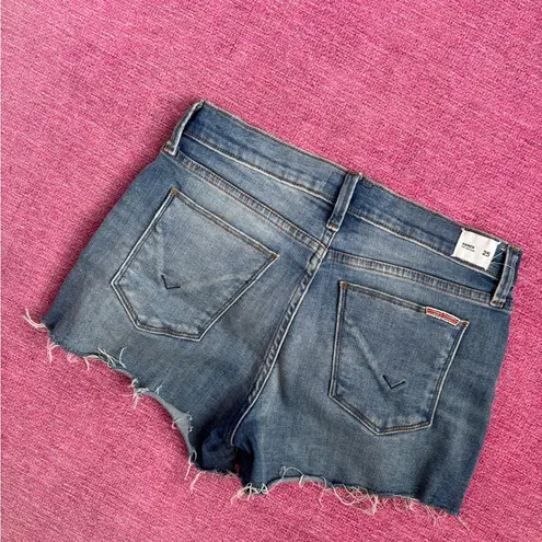 Hudson Jeans Hudson Amber Blue Denim Cutoff Shorts Size 25