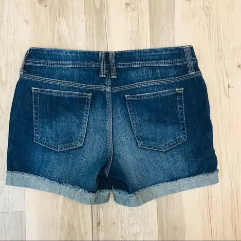 a.n.a  Raw hem Jean cuff shorts size 4