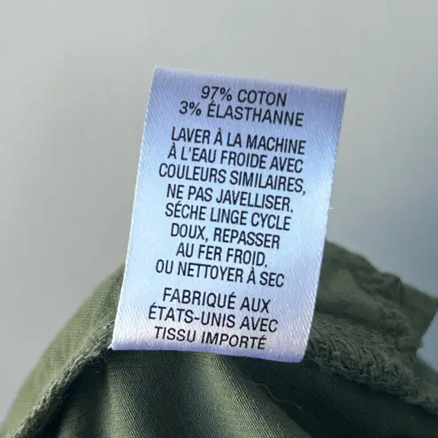 Nili Lotan East Hampton Chino Pants in Khaki Green Size 00 Quiet Luxury