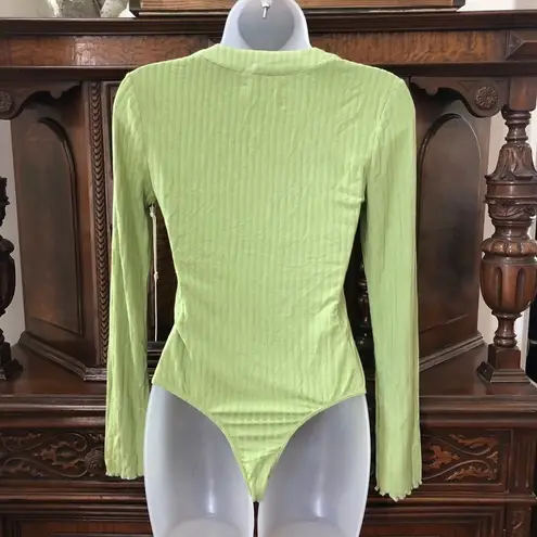 Capulet  Raven Bodysuit Artichoke Rib NWT SAMPLE S