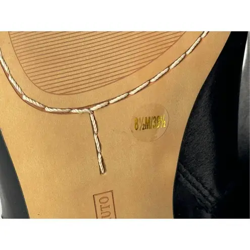 Vince Camuto  Boots Womens Size 8.5 Everna Black Leather Block Heel Booties - Image 10