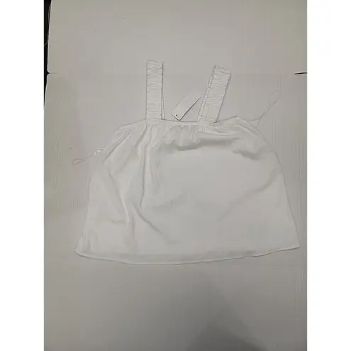 Olivia Rae New York Womens White Mini Summer Top B9