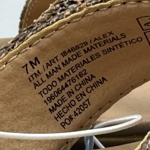 Draper James Ladies' Raffia Sandals - BROWN (Select Size: 7