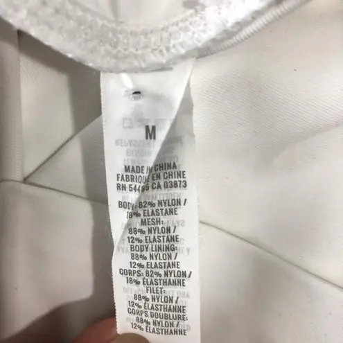 Aerie  White Cropped High-Waisted Leggings Size M