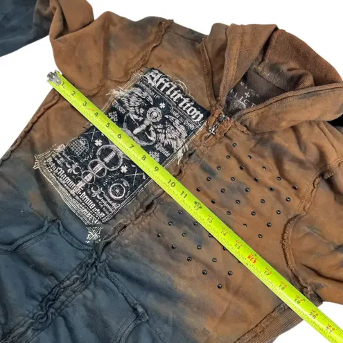 Affliction Womens Full Zip Hoodie