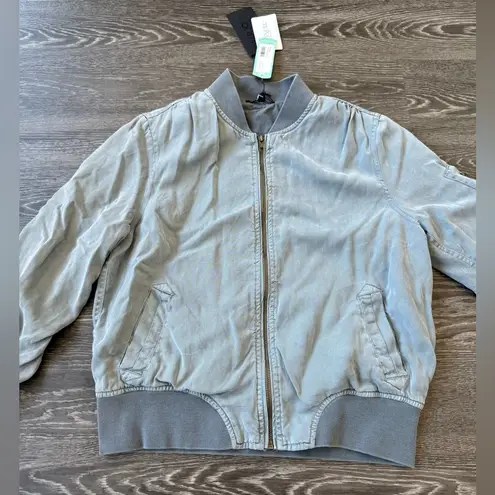 Dear John NWT Gray Bomber Jacket