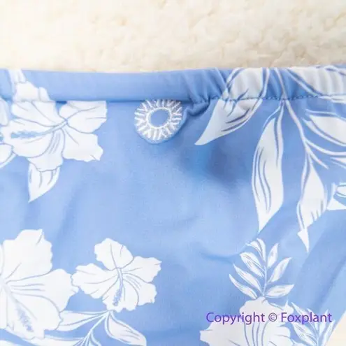 NEW Rhythm Leila Tie Side Hi Cut Pant in Whisper Blue, size XL Blue