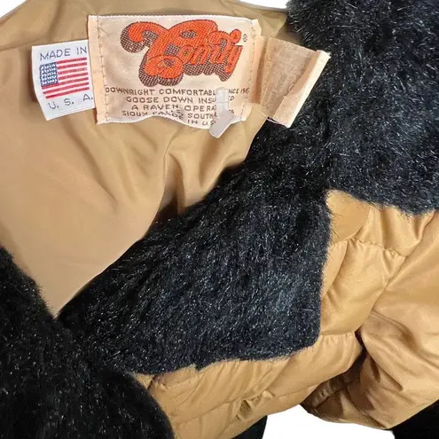 Vintage‎ Comfy Goose Down Coat Brown Size 14