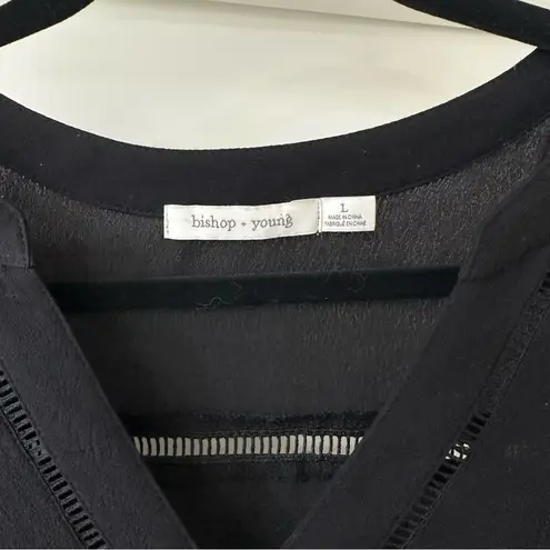 Bishop and Young Black Sleeveless Tunic Dress, Size L