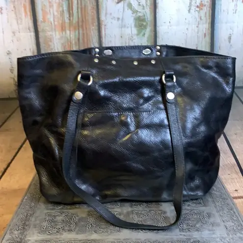 Patricia Nash 🚫SOLD🚫 Benvenuto Black Leather Tote