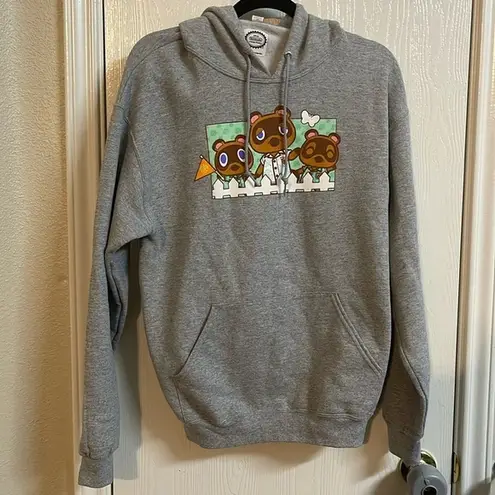 Nintendo  Animal Crossing Gray Hoodie Size M