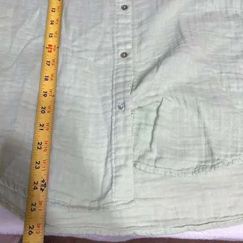 Rails x Revolve Ellis Gauze Mint Green Button Down Small Women