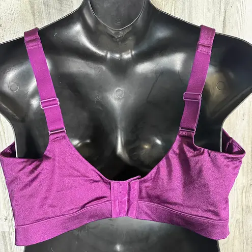 Cacique 42H Plum No-Wire Bra MSRP $50 Comfort Bliss Lightly Lined