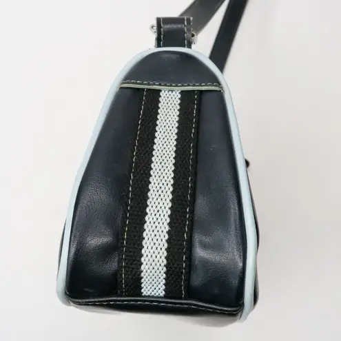 Vintage Y2K Black & Light Blue Mini Shoulder Bag Purse
