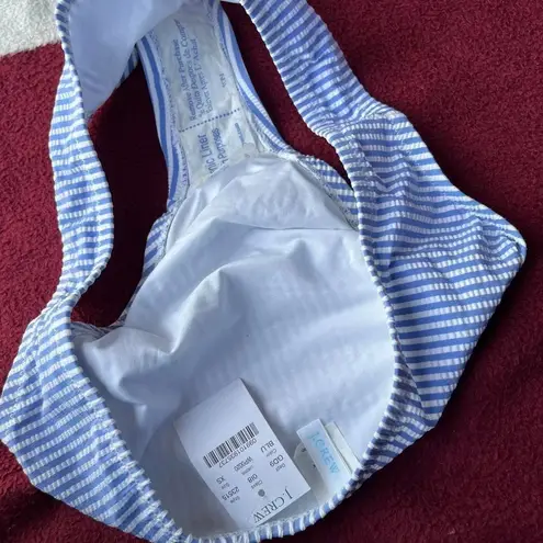 J.Crew NWT  blue and white vertically stripped bikini bottoms
Women’s XS