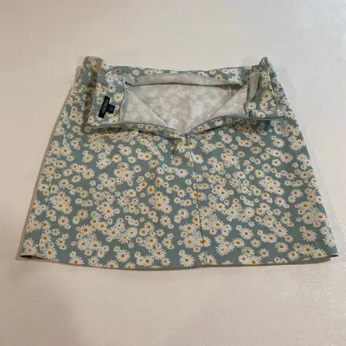 Wild Fable  Blue Daisy Floral Print Mini Skirt Women’s Size 12 Y2K A-Line