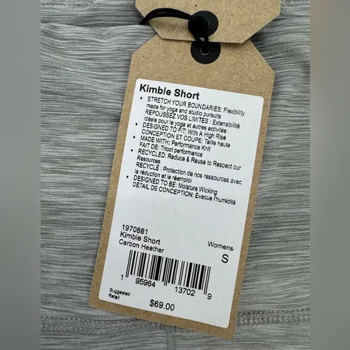 prAna Women's Kimble Short In Carbon Heather Size Small NWT