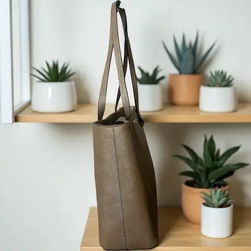 Karl Lagerfeld Paris Tote Bag Purse Handbag Satchel Shopper Carryall Neutral