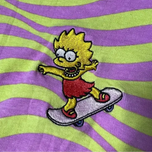 The Simpsons Lisa Simpson Embroidered Ruched Tee