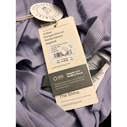 Vuori AllTheFeels™ One Piece Romper Lavender Mist BlissBlend™ Sz Medium New $118