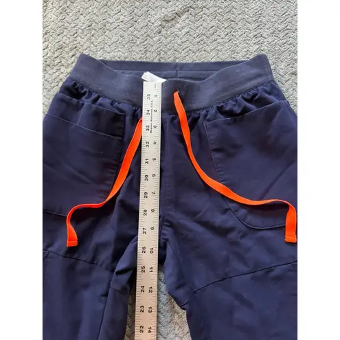 FIGS  Zamora Jogger Scrub Pants Graphite‎ Navy Blue Size Xsmall