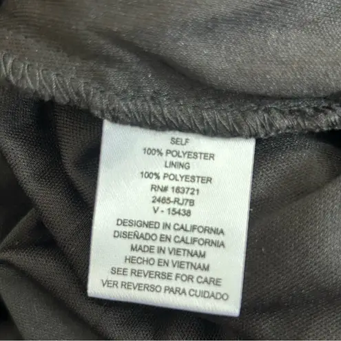 NWT City Studio Red & Black Rhinestone Sparkly V Neck Floral Dress Size 17