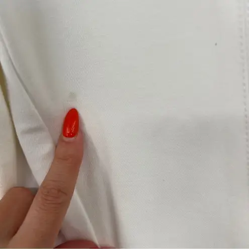 Alfani Core Fringe Pants in Bright White Size 12 Petite NWT