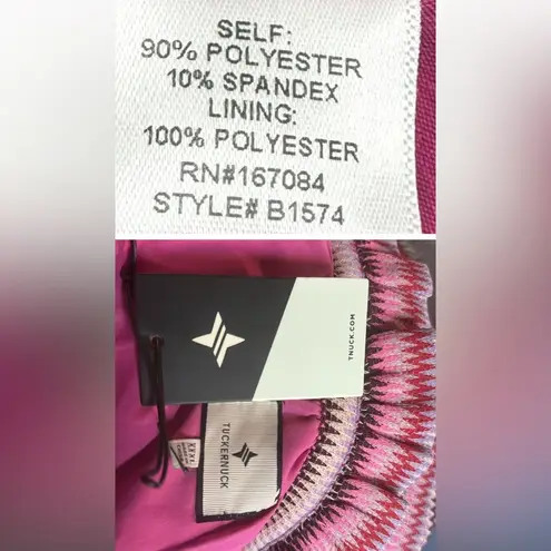 Tuckernuck NEW Pink Chevron Knit Stripe Crawford Relaxed Fit Mini Dress XXXL Red Size undefined