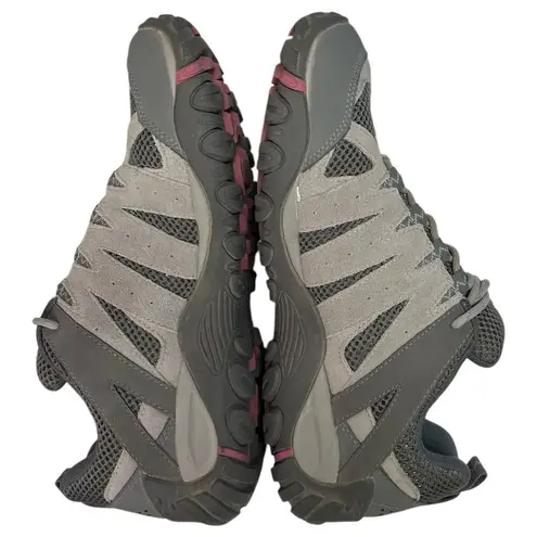 Merrell Hiking Shoes Womens 10 Gray Leather Alverstone 2 Outdoor Trail Sporty