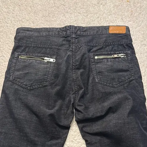 Isabel Marant Womens Black Skinny Fit Corduroy Size 1