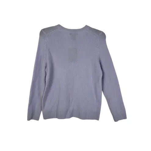 C by Bloomingdales Cashmere Sweater Womens Small Long Sleeve serenity blue Purple