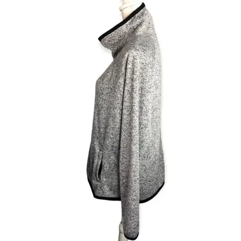 Tek Gear  Women’s Fleece Heather Grey Cowl Neck Pullover Sweater